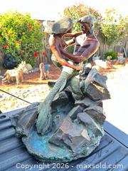 MaxSold Auction: Bronze Mermaid Sculpture with Green Verdigris Patina - Morgan Hill (California, USA) PARTNER MANAGED Estate Sale Online Auction - Dougherty