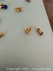 MaxSold Auction: 14k Stud Earrings & Pendant Lot, Assorted Colored Stones, 10+ - Langford (British Columbia, Canada) PARTNER MANAGED Estate Sale Online Auction - Leigh Road