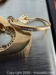 MaxSold Auction: 14K Yellow Gold Heart Dangle Earrings, Leverback, 2 Pairs - Langford (British Columbia, Canada) PARTNER MANAGED Estate Sale Online Auction - Leigh Road