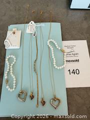 MaxSold Auction: Lot of 7-10 10K & 14K Gold Necklaces, Bracelets, Pearl Strands - Langford (British Columbia, Canada) PARTNER MANAGED Estate Sale Online Auction - Leigh Road