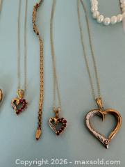 MaxSold Auction: Lot of 7-10 10K & 14K Gold Necklaces, Bracelets, Pearl Strands - Langford (British Columbia, Canada) PARTNER MANAGED Estate Sale Online Auction - Leigh Road