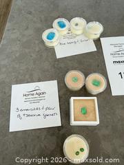 MaxSold Auction: Lot of Loose Gemstones: Emeralds, Blue Topaz, Zircon, Tsavorite - Langford (British Columbia, Canada) PARTNER MANAGED Estate Sale Online Auction - Leigh Road