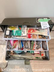 MaxSold Auction: Mixed Fishing Rods, Reels, Tackle Box & Lures Lot - Langford (British Columbia, Canada) PARTNER MANAGED Estate Sale Online Auction - Leigh Road