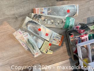 MaxSold Auction: Mixed Fishing Rods, Reels, Tackle Box & Lures Lot - Langford (British Columbia, Canada) PARTNER MANAGED Estate Sale Online Auction - Leigh Road
