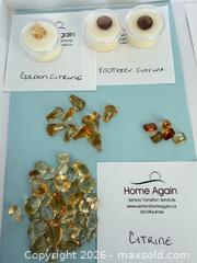 MaxSold Auction: Mixed Loose Faceted Gemstones — Citrine, Garnet, Amethyst - Langford (British Columbia, Canada) PARTNER MANAGED Estate Sale Online Auction - Leigh Road