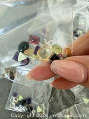 MaxSold Auction: Mixed Semi-Precious Gemstones & Glass Cabochons, 100+ pcs - Langford (British Columbia, Canada) PARTNER MANAGED Estate Sale Online Auction - Leigh Road