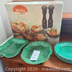 MaxSold Auction: Wedgwood Ceramic Salad & Serving Plates and Talarico Wood Salad Serving Set - Langford (British Columbia, Canada) PARTNER MANAGED Estate Sale Online Auction - Leigh Road