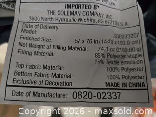MaxSold Auction: M091 - Coleman Queen - Single High Air Mattress - New - Oshawa (Ontario, Canada) SELLER MANAGED Reseller Online Auction - Meadow Street