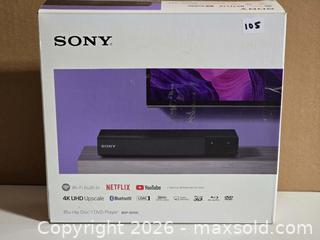 MaxSold Auction: M105 - Sony Blu-ray/DVD Player BDP-S6700 - New - Oshawa (Ontario, Canada) SELLER MANAGED Reseller Online Auction - Meadow Street