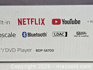 MaxSold Auction: M105 - Sony Blu-ray/DVD Player BDP-S6700 - New - Oshawa (Ontario, Canada) SELLER MANAGED Reseller Online Auction - Meadow Street