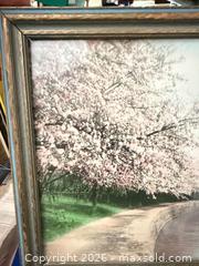 MaxSold Auction: Cherry Blossoms - vintage hand colored photo by Royal Carlock - Bremerton (Washington, USA) SELLER MANAGED Estate Sale Online Auction - Burwell Street