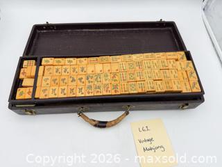 MaxSold Auction: Vintage Mahjong Game - Bremerton (Washington, USA) SELLER MANAGED Estate Sale Online Auction - Burwell Street