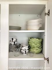 MaxSold Auction: Assorted Ceramic, Porcelain & Glass Dinnerware Set – 10+ Pieces - Lower Merion Township (Pennsylvania, USA) SELLER MANAGED Downsizing Online Auction - James Road