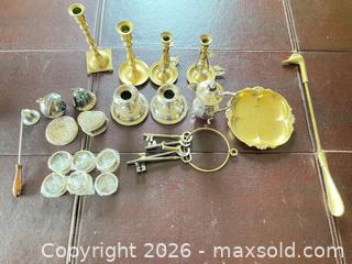 MaxSold Auction: Assorted Metal Decorative Tableware Lot - Lower Merion Township (Pennsylvania, USA) SELLER MANAGED Downsizing Online Auction - James Road