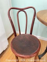 MaxSold Auction: Cafe Table and 2 Bentwood Chairs Set - Lower Merion Township (Pennsylvania, USA) SELLER MANAGED Downsizing Online Auction - James Road