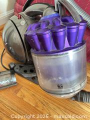 MaxSold Auction: Dyson DC Series Cyclone Canister Vacuum (Purple/Gray) - Lower Merion Township (Pennsylvania, USA) SELLER MANAGED Downsizing Online Auction - James Road