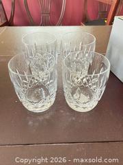 MaxSold Auction: Waterford Lismore Traditions Double Old Fashioned Glasses (Set of 4) - Lower Merion Township (Pennsylvania, USA) SELLER MANAGED Downsizing Online Auction - James Road