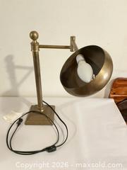MaxSold Auction: Antique Brass Adjustable Swing-Arm Desk/Table Lamp, Plug-in - Henderson (Nevada, USA) PARTNER MANAGED Estate Sale Online Auction - West Warm Springs Road