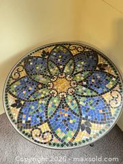 MaxSold Auction: Hampton Bay 28in Mosaic Tile Bistro Patio Table - Henderson (Nevada, USA) PARTNER MANAGED Estate Sale Online Auction - West Warm Springs Road