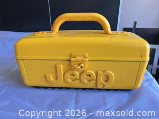 MaxSold Auction: Jeep Yellow Portable CD/Cassette Boombox - Henderson (Nevada, USA) PARTNER MANAGED Estate Sale Online Auction - West Warm Springs Road