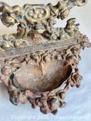 MaxSold Auction: Victorian/Rococo Cast Metal Tabletop Vanity Mirror in Antique Gold - Henderson (Nevada, USA) PARTNER MANAGED Estate Sale Online Auction - West Warm Springs Road