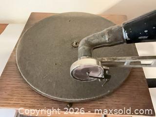 MaxSold Auction: Wind-Up Tabletop Gramophone with Metal Horn - Henderson (Nevada, USA) PARTNER MANAGED Estate Sale Online Auction - West Warm Springs Road