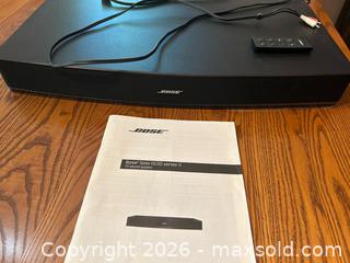 MaxSold Auction: Bose Solo 15/10 Series II TV Soundbar - Black - Chapel Hill (North Carolina, USA) PARTNER MANAGED Downsizing Online Auction -  Deerwood Court