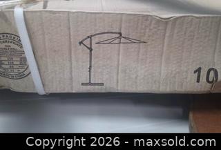 MaxSold Auction: New Heavy Duty Red Outdoor Large Patio Umbrella  - Toronto (Ontario, Canada) SELLER MANAGED Estate Sale Online Auction - Saunders Road