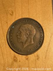 MaxSold Auction: 1932 One penny Coin of England  - South Frontenac (Ontario, Canada) SELLER MANAGED Moving Online Auction - Battersea Road