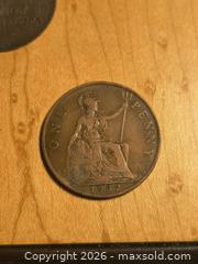 MaxSold Auction: 1932 One penny Coin of England  - South Frontenac (Ontario, Canada) SELLER MANAGED Moving Online Auction - Battersea Road