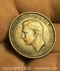 MaxSold Auction: 1937 Large Copper Penny of England  - South Frontenac (Ontario, Canada) SELLER MANAGED Moving Online Auction - Battersea Road