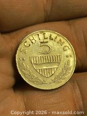 MaxSold Auction: 5 Schilling Horse rider Coin - South Frontenac (Ontario, Canada) SELLER MANAGED Moving Online Auction - Battersea Road