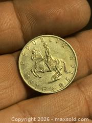 MaxSold Auction: 5 Schilling Horse rider Coin - South Frontenac (Ontario, Canada) SELLER MANAGED Moving Online Auction - Battersea Road