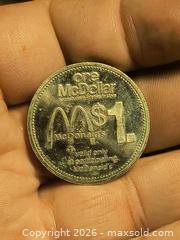 MaxSold Auction: McDollar Mcdonalds Lawblaws Coin - South Frontenac (Ontario, Canada) SELLER MANAGED Moving Online Auction - Battersea Road