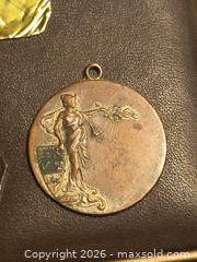 MaxSold Auction: Swedish Medallion Indor Maple Leafe Games Bronze Medal - South Frontenac (Ontario, Canada) SELLER MANAGED Moving Online Auction - Battersea Road