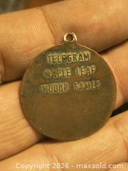 MaxSold Auction: Swedish Medallion Indor Maple Leafe Games Bronze Medal - South Frontenac (Ontario, Canada) SELLER MANAGED Moving Online Auction - Battersea Road