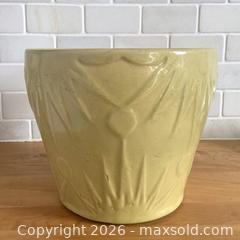 MaxSold Auction: Rare Chartreuse Green "Celestial Sun and Moon" 8" Jardiniere Planter 1400-8, Robinson Ransbottom Pottery Co., USA - Toronto (Ontario, Canada) SELLER MANAGED Reseller Online Auction - Ellsworth Avenue