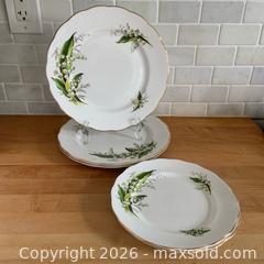 MaxSold Auction: Vintage Lily of The Valley Bone China Dinnerware, Melba, England - Toronto (Ontario, Canada) SELLER MANAGED Reseller Online Auction - Ellsworth Avenue