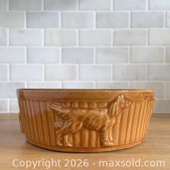 MaxSold Auction: Vintage Orange Stoneware Embossed Dog Breeds Bowl, Robinson Ransbottom Pottery Co., USA - Toronto (Ontario, Canada) SELLER MANAGED Reseller Online Auction - Ellsworth Avenue