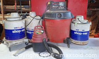 MaxSold Auction: 4 Shop Vacs and one mini - Hamlin (New York, USA) PARTNER MANAGED Estate Sale Online Auction - Lake Road North