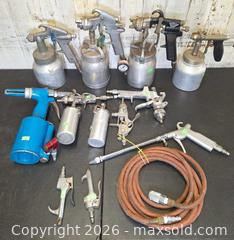 MaxSold Auction: Pneumatic Air/Paint Tool Lot - Hamlin (New York, USA) PARTNER MANAGED Estate Sale Online Auction - Lake Road North