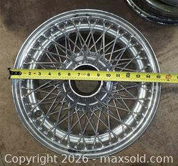 MaxSold Auction: RARE Set of (4) Spoked Chrome Rims - Hamlin (New York, USA) PARTNER MANAGED Estate Sale Online Auction - Lake Road North