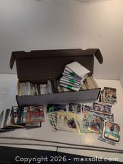 MaxSold Auction: Box of sports cards - Victoria (British Columbia, Canada) SELLER MANAGED Reseller Online Auction - Island Highway (STORAGE)