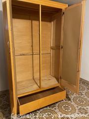 MaxSold Auction: Mid-Century Large Armoire Wardrobe with Mirrored Doors - Toronto (Ontario, Canada) SELLER MANAGED Estate Sale Online Auction - Queens Drive