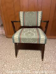MaxSold Auction: Set of 3+ Vintage Floral Upholstered Accent Chairs, Wood Frame - Toronto (Ontario, Canada) SELLER MANAGED Estate Sale Online Auction - Queens Drive