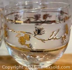 MaxSold Auction: Vintage Mid-Century Cordial Liqueur Glasses with Gold Trim - Toronto (Ontario, Canada) SELLER MANAGED Estate Sale Online Auction - Queens Drive