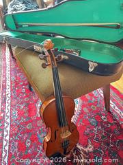 MaxSold Auction: 7/8 Size Violin with Hard Case, Bow & Rosin - Hamilton (Ontario, Canada) SELLER MANAGED Estate Sale Online Auction -  John Street North