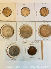 MaxSold Auction: Lot of 9 Great Britain Coins, George V/VI Era - Hamilton (Ontario, Canada) SELLER MANAGED Estate Sale Online Auction -  John Street North