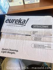 MaxSold Auction: Eureka LightSpeed Bagged Upright Vacuum, Yellow/Gray - Aurora (Colorado, USA) PARTNER MANAGED Estate Sale Online Auction - South Danube Circle