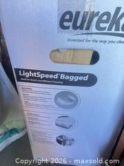 MaxSold Auction: Eureka LightSpeed Bagged Upright Vacuum, Yellow/Gray - Aurora (Colorado, USA) PARTNER MANAGED Estate Sale Online Auction - South Danube Circle